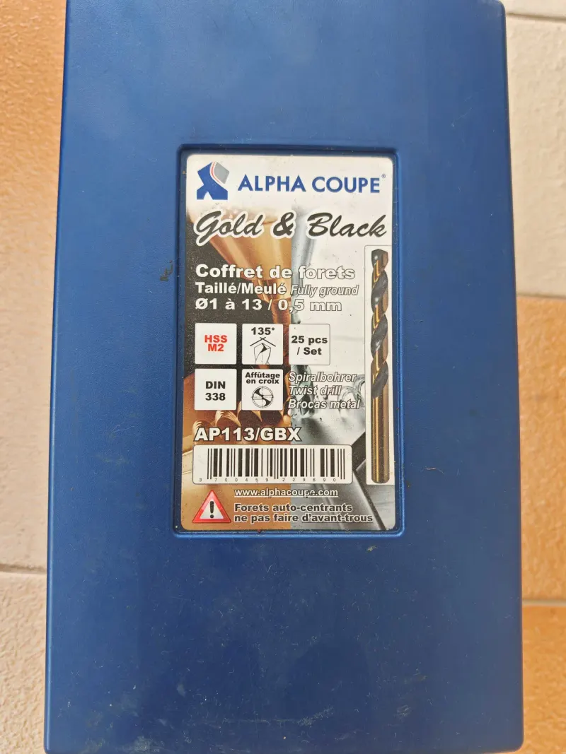 Coffret Mèche acier – Photo 1