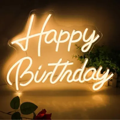 Lampe Neon Happy Birthday