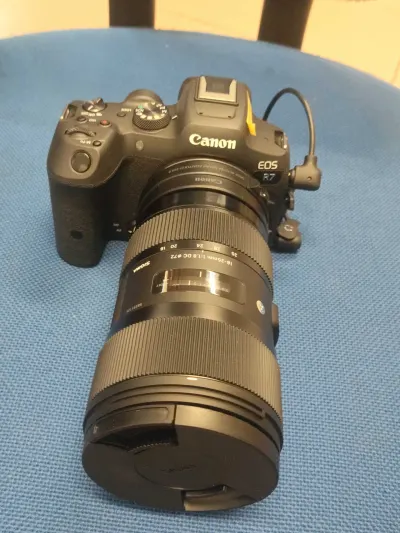 Canon R7 avec objectif 18-35