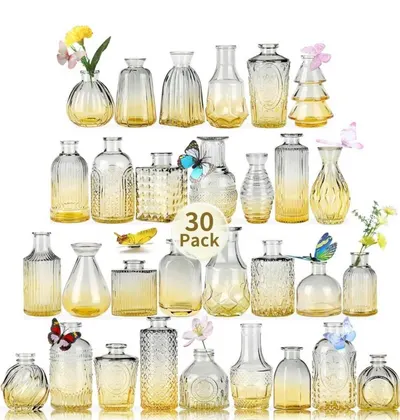 Lot de 30 mini vases