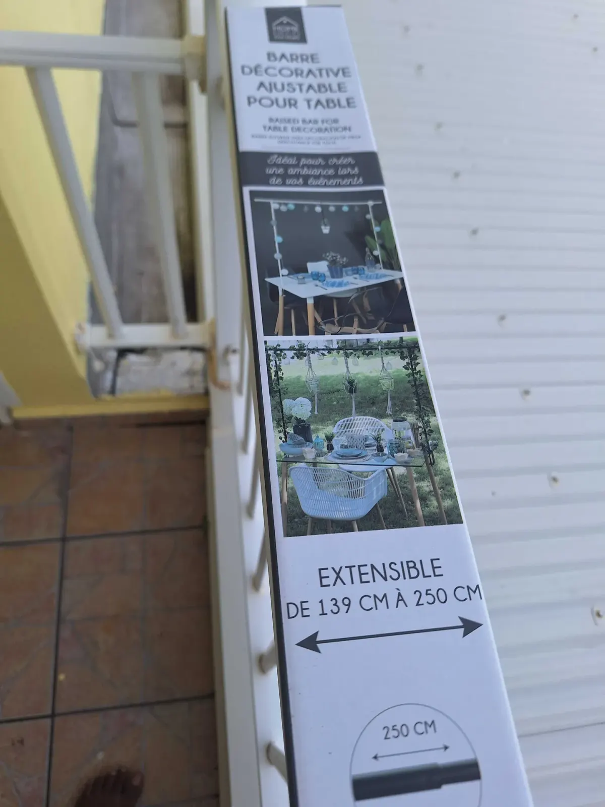 Barre décorative de table – Photo 1