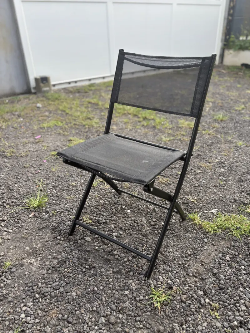 Chaises pliante noir – Photo 1