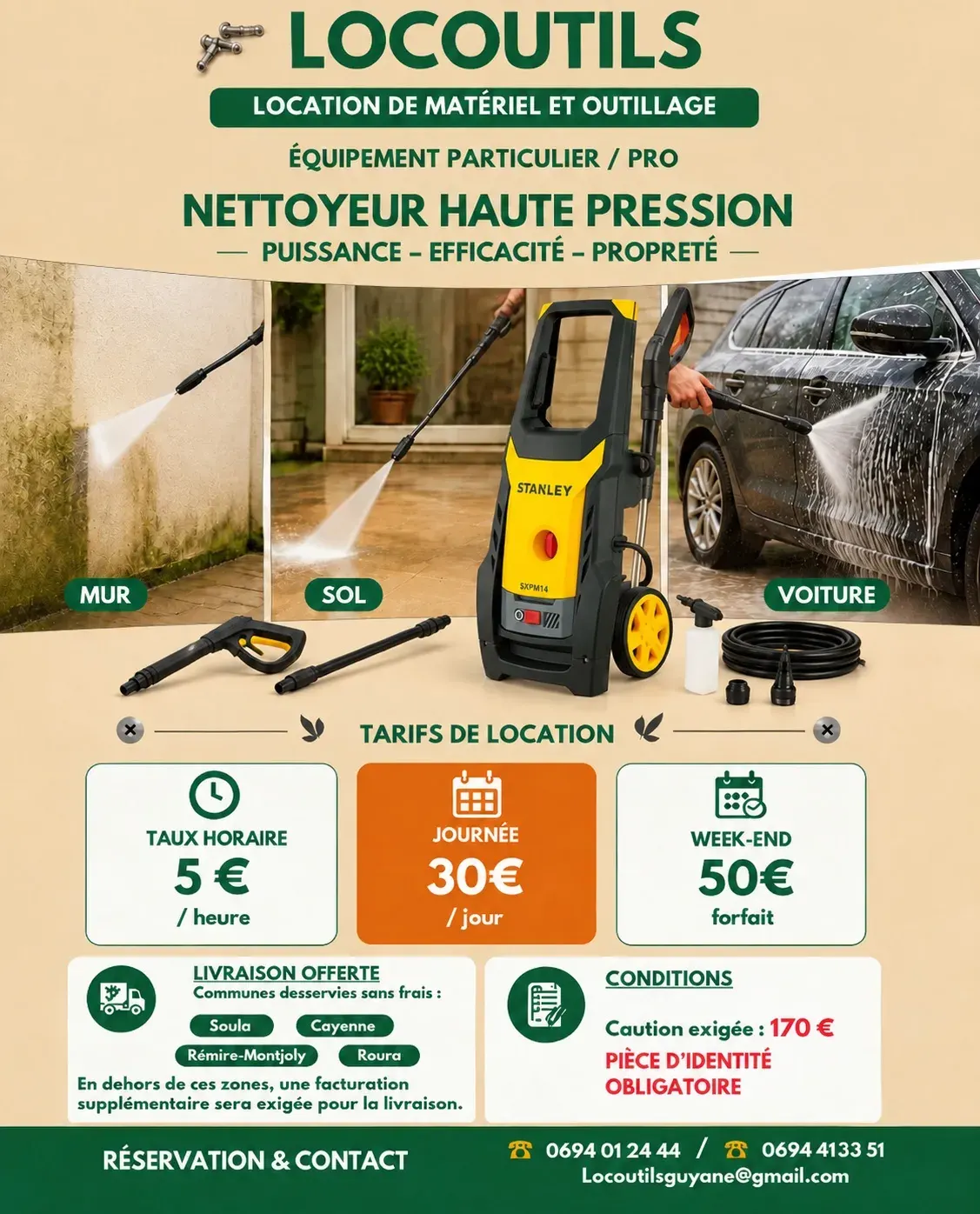 Nettoyeur haute pression – Photo 1