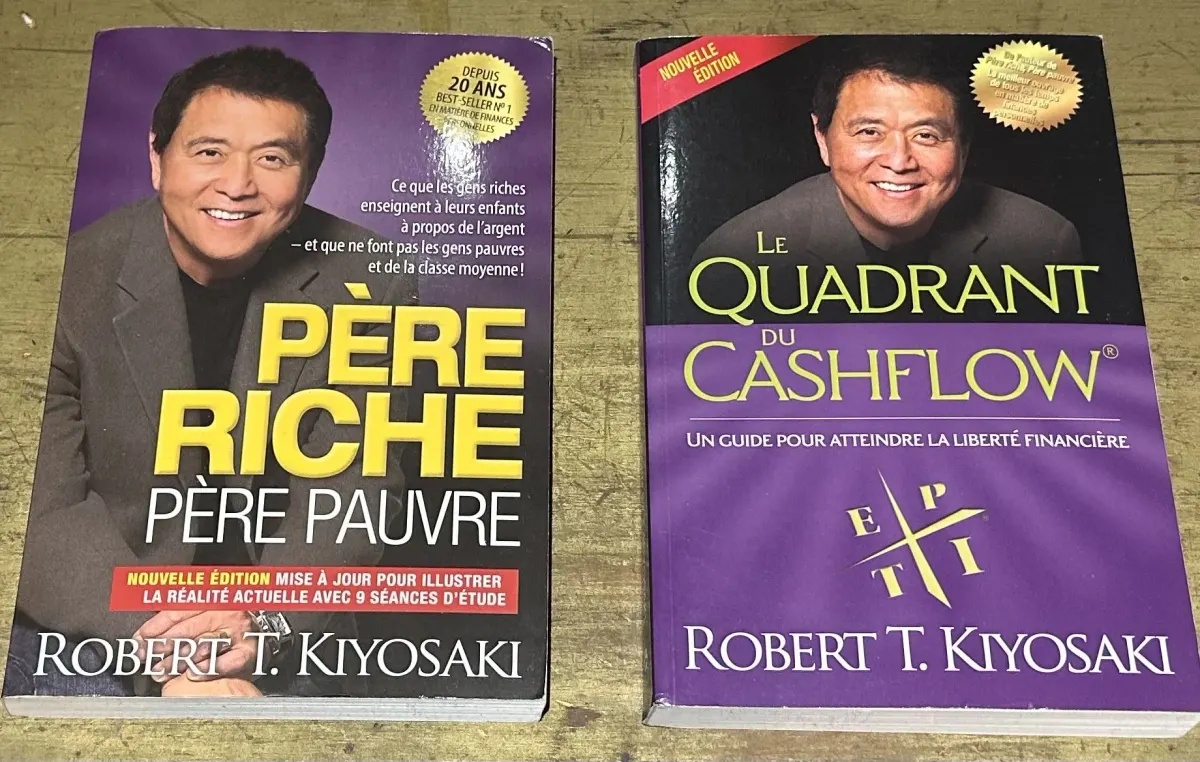 Livres « Père riche père pauvre » et « le quadrant du cash-flow » – Photo 1