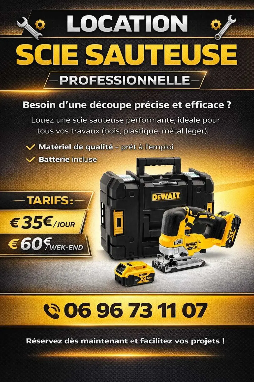 Scie Sauteuse professionnelle – Photo 1