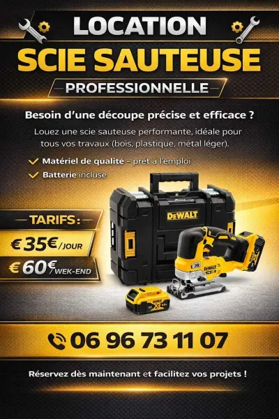 Scie Sauteuse professionnelle