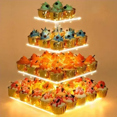 Support cup cakes lumineux