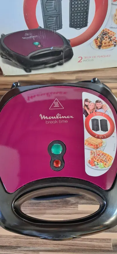 Appareil à gaufres et croque-monsieur Moulinex
