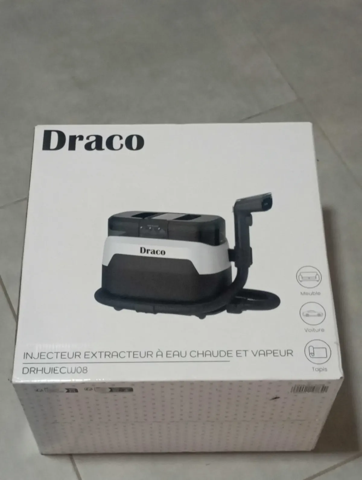 Nettoyeur vapeur pour tissus: injecteur extracteur à eau chaude, froide et vapeur – Photo 1