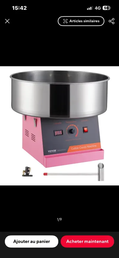 Machine à barbe à papa