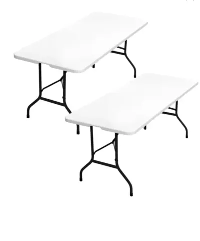 Tables pliantes 180 cm 8 personnes x2